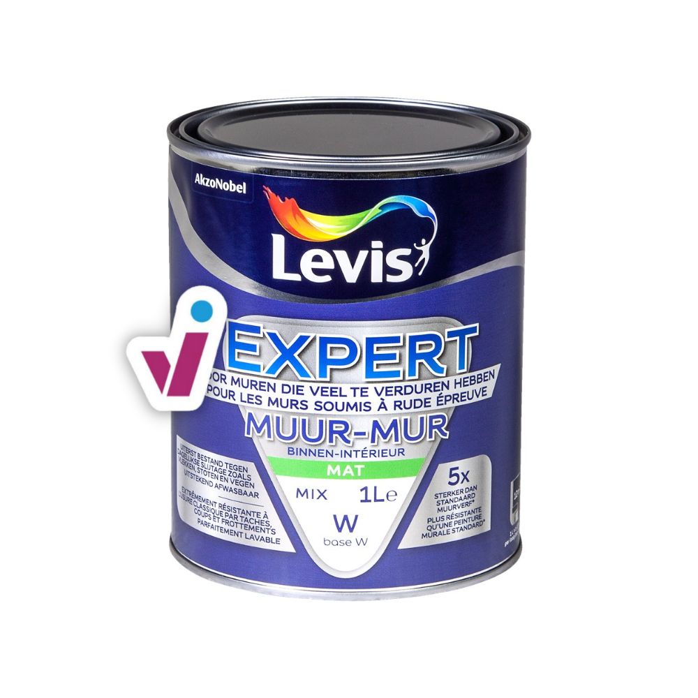 Levis Expert peinture murale intérieur mat 2,5l porphyre