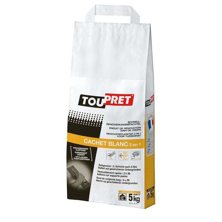 Toupret Enduit de Rénovation - Cachet Blanc - Poudre