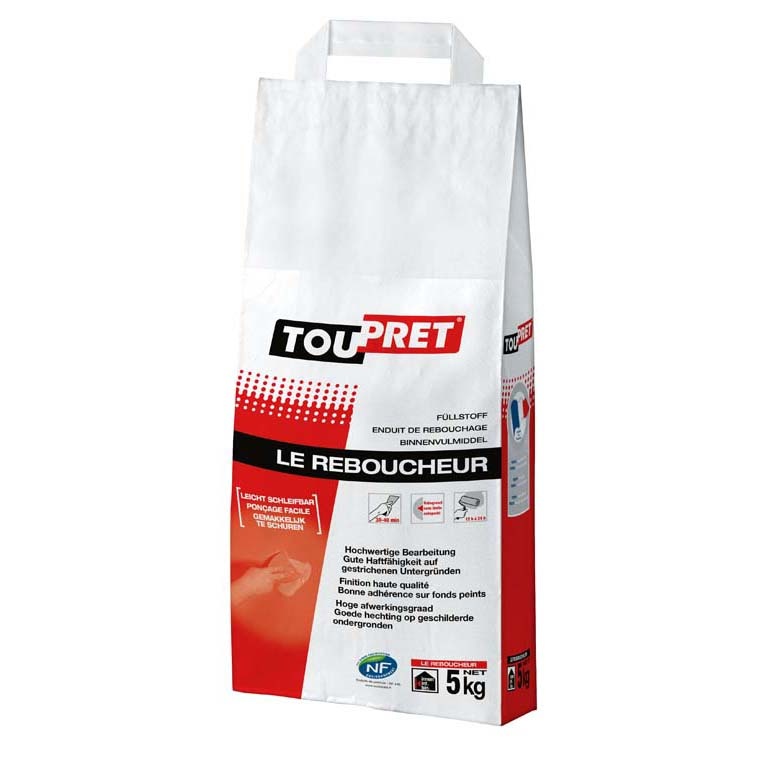 Toupret Enduit de Rebouchage Intérieur - Le Reboucheur -  Poudre