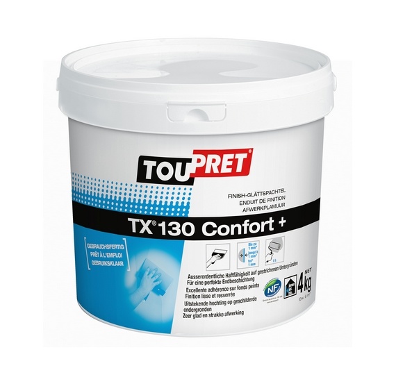 Toupret TX 130 Confort + - Enduit de finition - Pâte