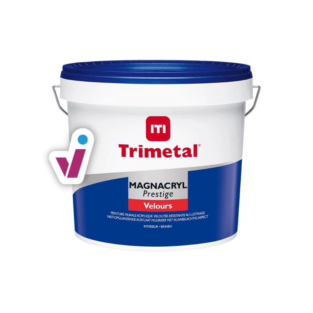 Trimetal Permacryl Satin - Peinture émail satiné brillant - Wit