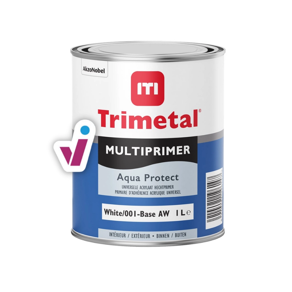 Trimetal Permacryl Satin - Peinture émail satiné brillant - Wit