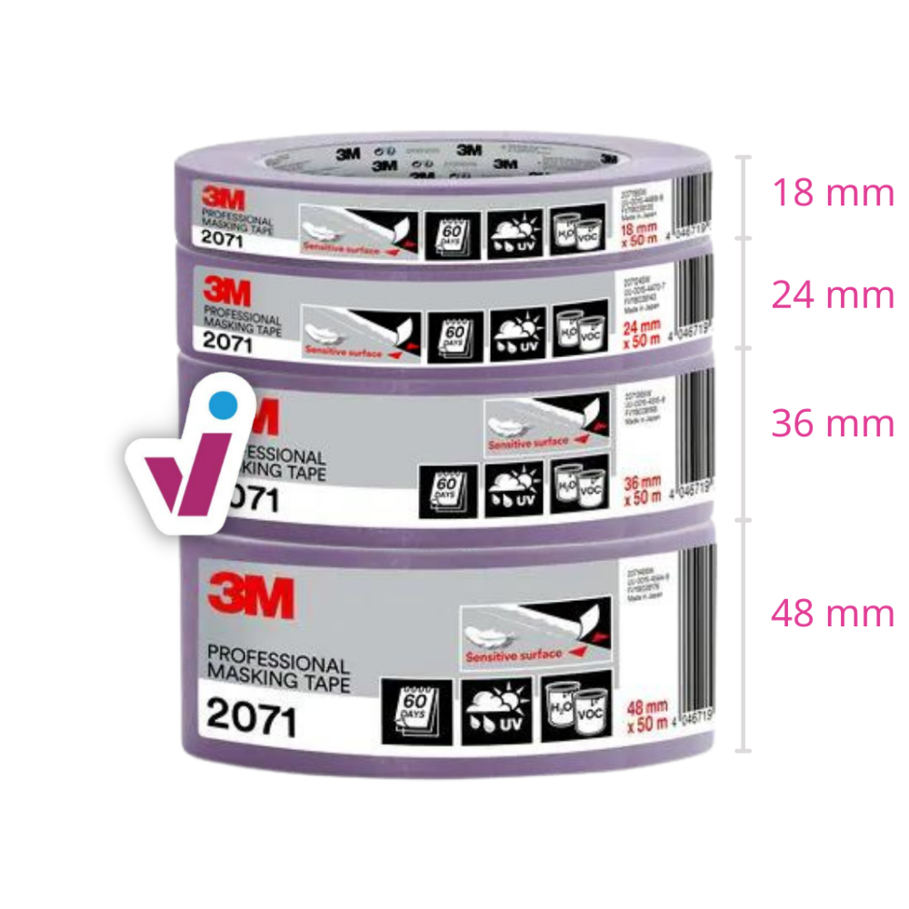 3M Ruban De Masquage Violet