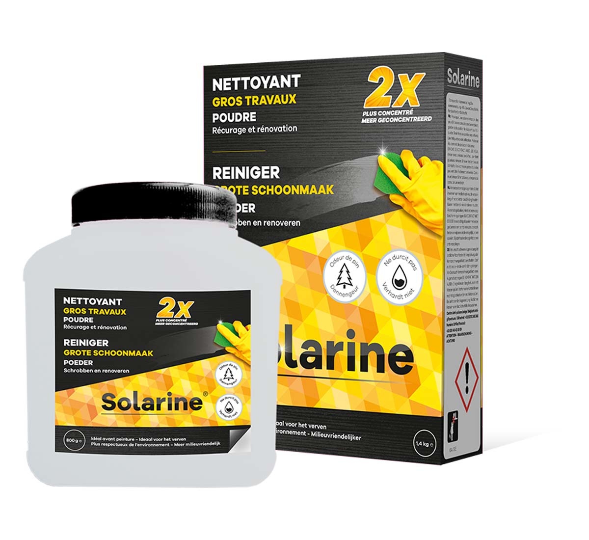 Solarine Nettoyant Gros Travaux - Poudre Solarine Nettoyant Gros Travaux - Poudre