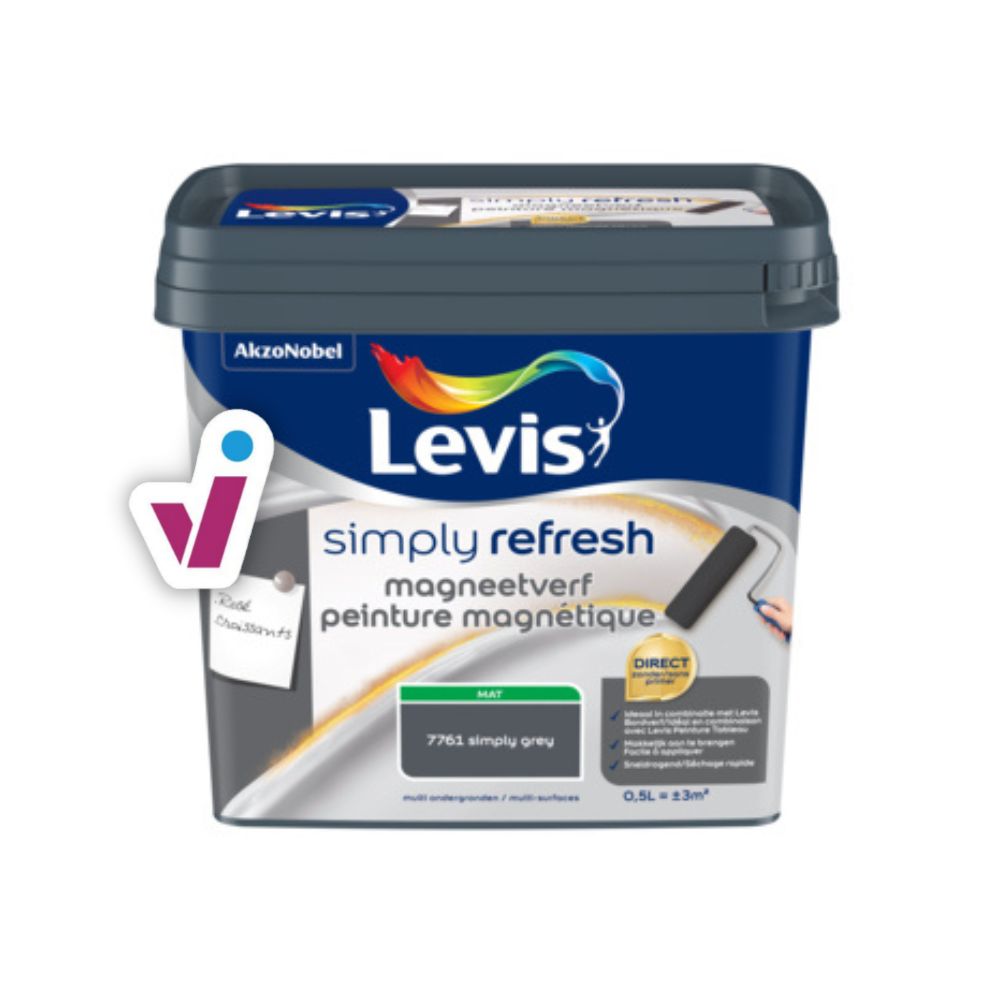 Levis Simply Refresh Peinture Magnétique - Simply Grey