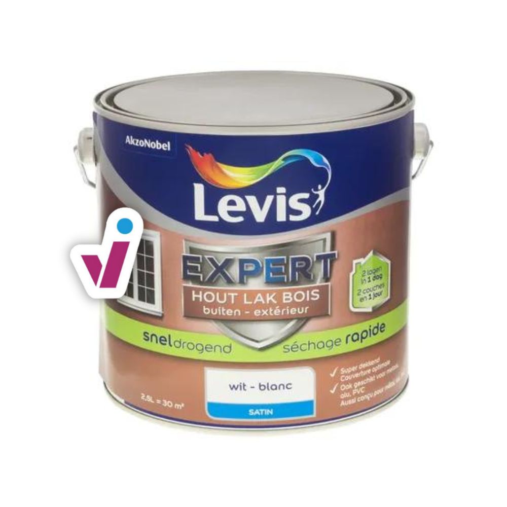 Levis Expert Lak Bois Extérieur Séchage Rapide Satin
