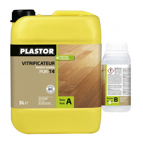 Plastor Wooden Floor Varnish Pur-T4 + Hardener