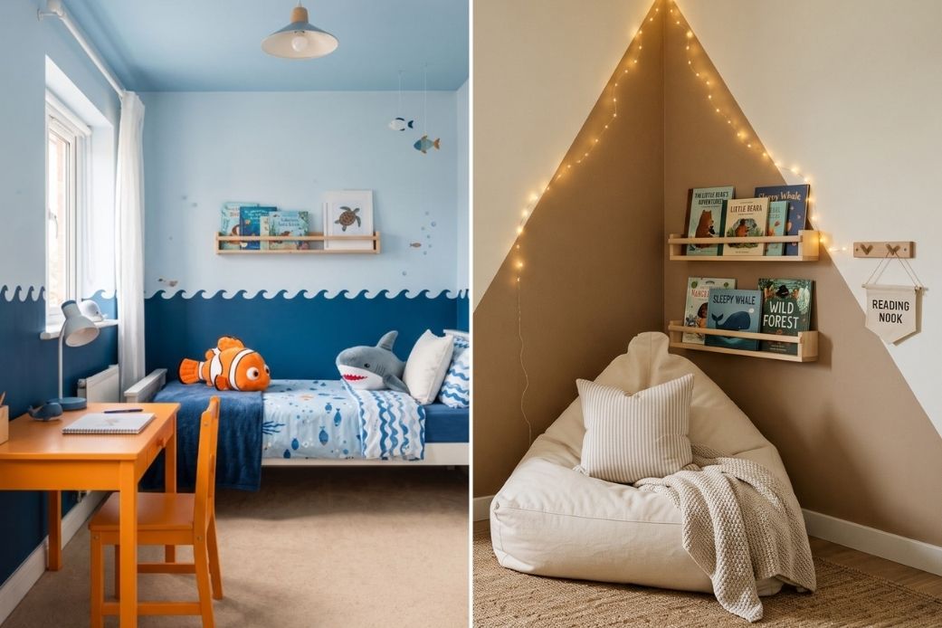 Painting a kids' room without stress: themes & colour combinations