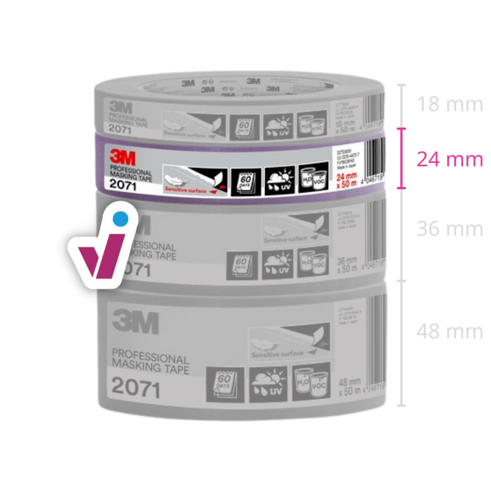 3M Ruban De Masquage Violet