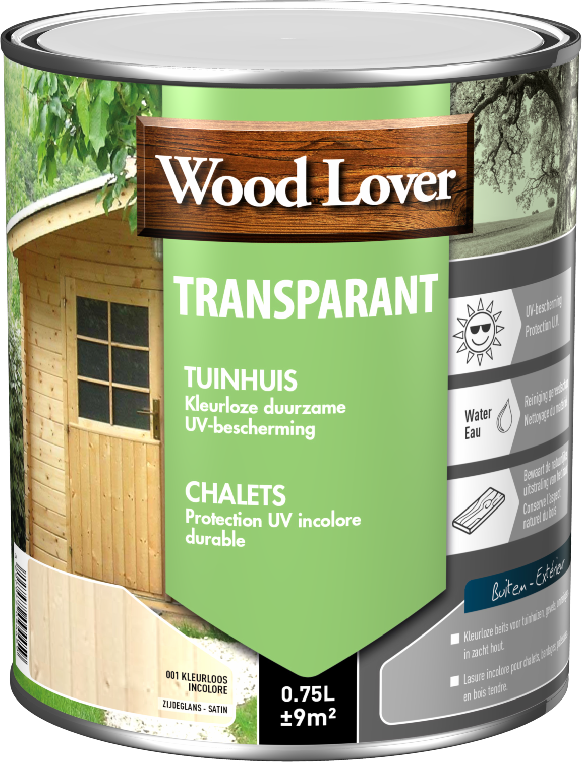 WoodLover Transparant Chalets
