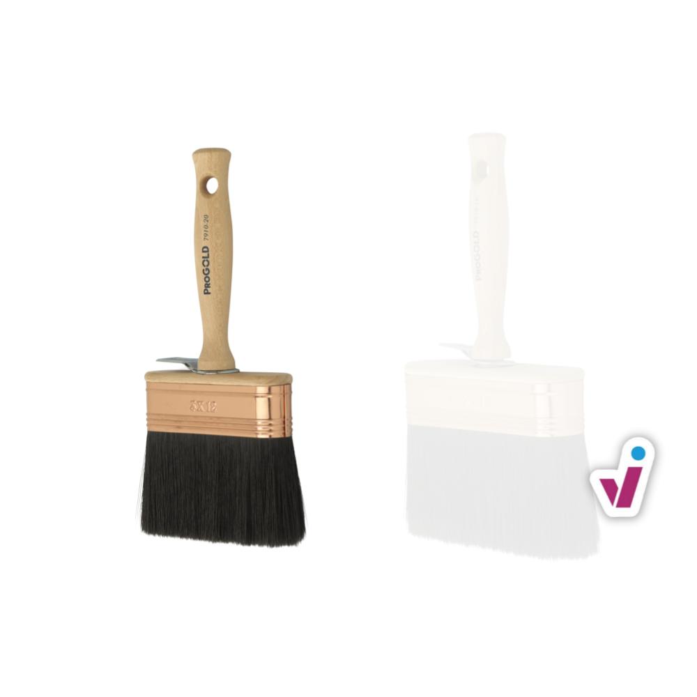 Progold Block Brush Oval 7910
