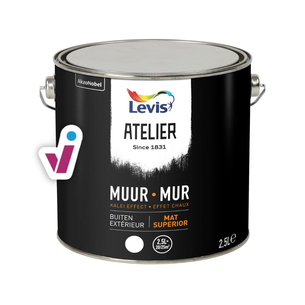 Levis Atelier Mur Effet Chaux Extérieur