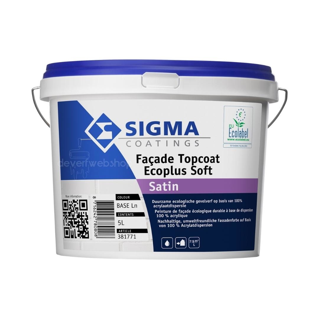 Sigma Façade Topcoat Ecoplus Soft Satin - Blanc Sigma Façade Topcoat Ecoplus Soft Satin - Blanc