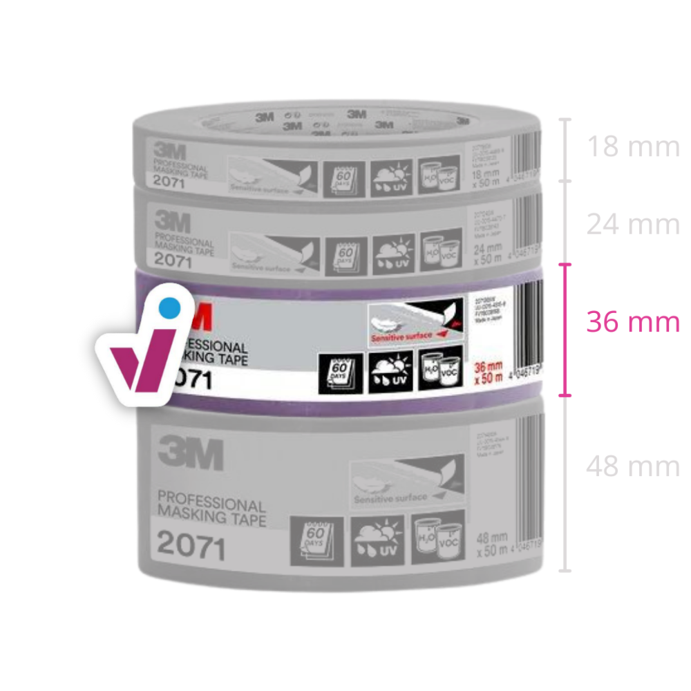 3M Ruban De Masquage Violet