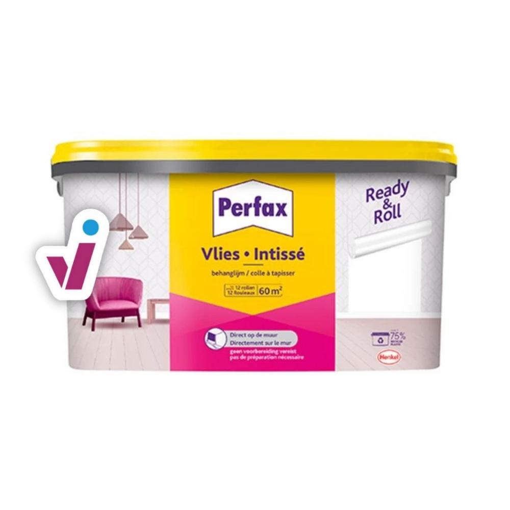 Perfax Intissé Colle à Tapisser Ready & Roll