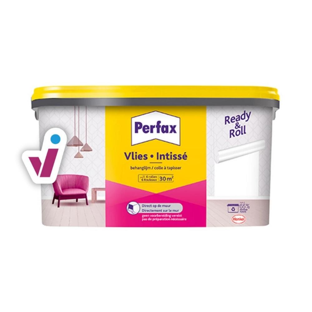 Perfax Intissé Colle à Tapisser Ready & Roll