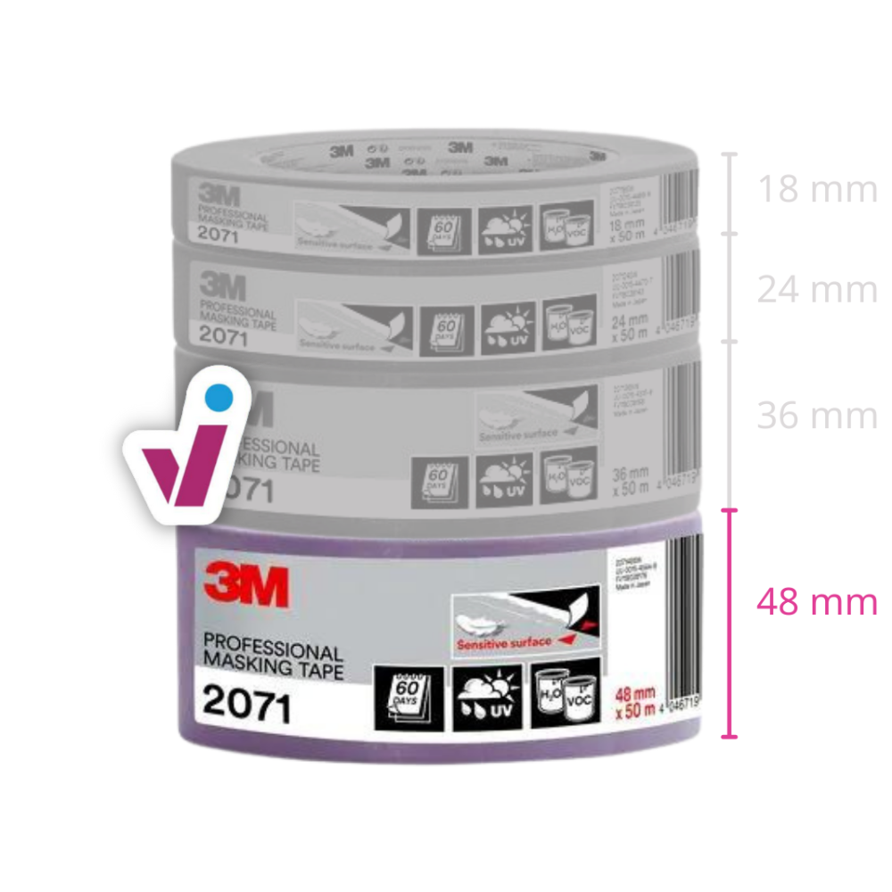 3M Ruban De Masquage Violet