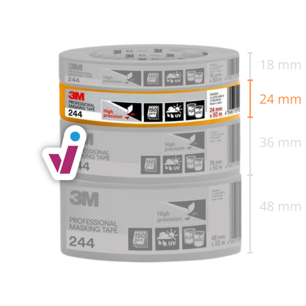 3M Golden Masking Tape 244